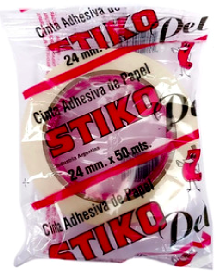 24x50 mts CINTA PAPEL STIKO/SELLOX/CBX/RAPIFIX  - 7790817540242 - 540500030000 7792971000082