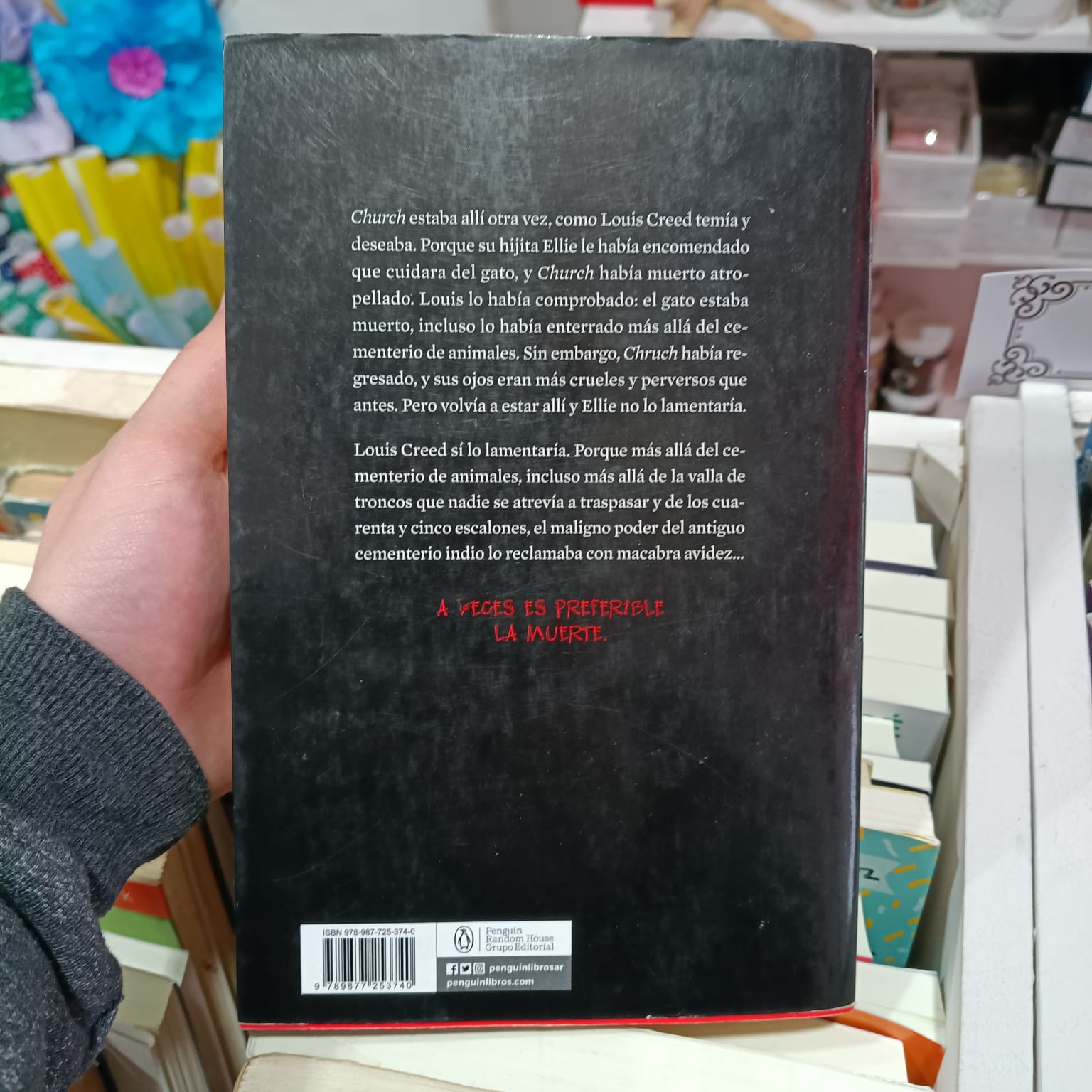 Cementerio de animales - Stephen King. -  9789877253740