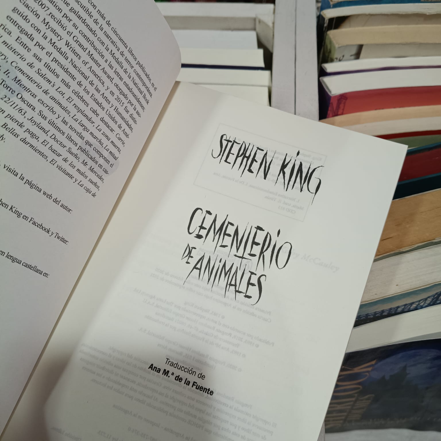 Cementerio de animales - Stephen King. -  9789877253740